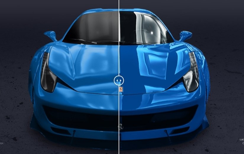 Before and after detailing